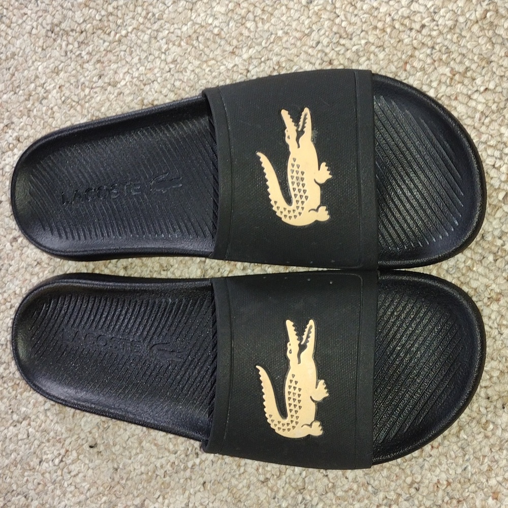 Used Lacoste slide size 11 men's